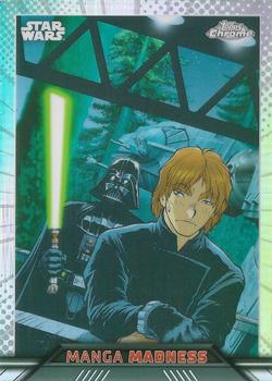2023 Topps Chrome Star Wars - Manga Madness #MM-4 Darth Vader / Luke Skywalker Front