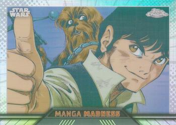 2023 Topps Chrome Star Wars - Manga Madness #MM-7 Han Solo / Chewbacca Front