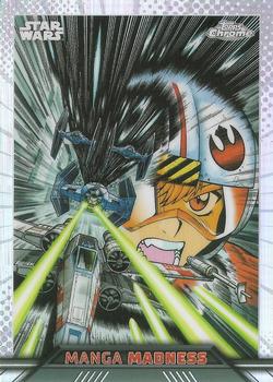 2023 Topps Chrome Star Wars - Manga Madness #MM-12 Tie Fighter / Luke Skywalker / Darth Vader Front