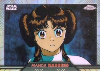 2023 Topps Chrome Star Wars - Manga Madness #MM-14 Princess Leia Front