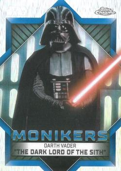 2023 Topps Chrome Star Wars - Monikers #M-1 Darth Vader Front
