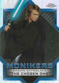 2023 Topps Chrome Star Wars - Monikers #M-13 Anakin Skywalker Front