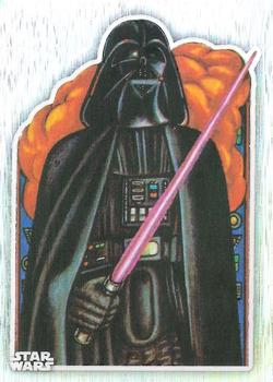 2023 Topps Chrome Star Wars - Return of the Jedi 40th Anniversary Poster Art #ROJ40-10 Darth Vader Front