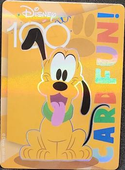 2023 Card.fun Disney 100 Joyful #D100-SR10 Pluto Front