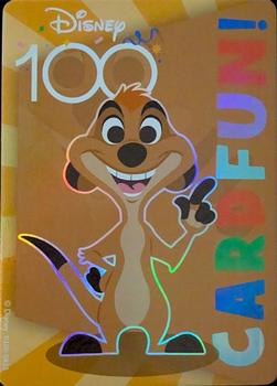 2023 Card.fun Disney 100 Joyful #D100-SR13 Timon Front