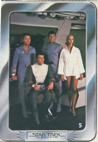 1979 General Mills Star Trek: The Motion Picture #5 Dr. McCoy / James T. Kirk / Mr. Spock / Ilia Front
