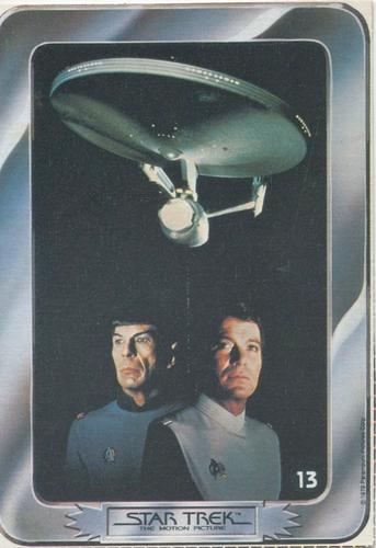 1979 General Mills Star Trek: The Motion Picture #13 Mr. Spock / James T. Kirk / U.S.S. Enterprise Front