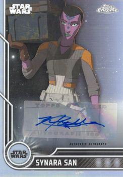 2023 Topps Chrome Star Wars - Character Autographs #40 Nazneen Contractor Front