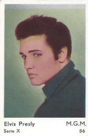 1961 Dutch Gum Serie X (blank-backed) #56 Elvis Presley Front
