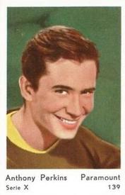 1961 Dutch Gum Serie X (blank-backed) #139 Anthony Perkins Front