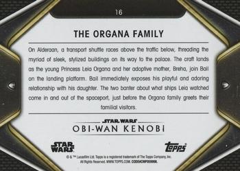 2023 Topps Star Wars: Obi-Wan Kenobi #16 The Organa Family Back