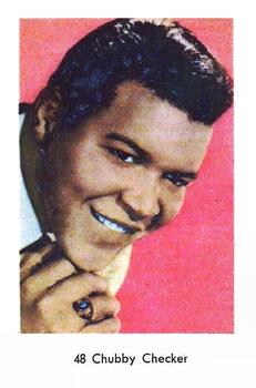 1964 Dutch Gum Numbered Set 2 #48 Chubby Checker Front