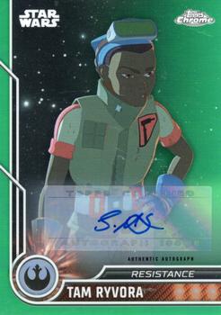 2023 Topps Chrome Star Wars - Character Autographs Green #38 Suzie McGrath Front