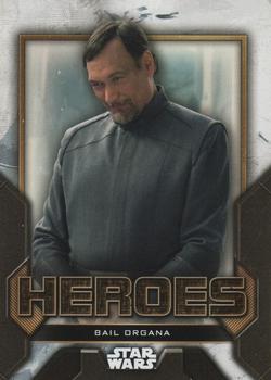 2023 Topps Star Wars: Obi-Wan Kenobi - Heroes #H-4 Bail Organa Front