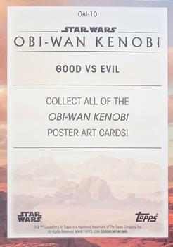 2023 Topps Star Wars: Obi-Wan Kenobi - Original Art Reprints #OAI-10 Good vs Evil Back