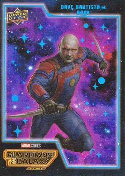 2023 Upper Deck Marvel Guardians of the Galaxy Vol. 3 Weekly - SP Variants #SP-2 Dave Bautista as Drax Front