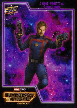 2023 Upper Deck Marvel Guardians of the Galaxy Vol. 3 Weekly - SSP Variants #SSP-2 Chris Pratt as Star-Lord Front
