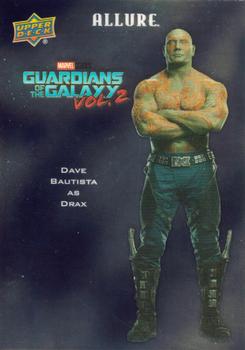 2022 Upper Deck Allure Marvel Studios - Character Posters #CP-7 Dave Bautista as Drax Front