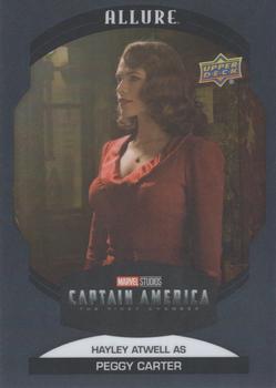 2022 Upper Deck Allure Marvel Studios - Black Rainbow #10 Hayley Atwell as Peggy Carter Front