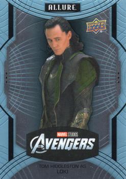 2022 Upper Deck Allure Marvel Studios - Steel #148 Tom Hiddleston as Loki Front