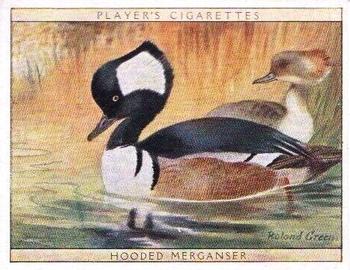 1928 Player's Game Birds and Wild Fowl (Large) #10 Hooded Merganser Front