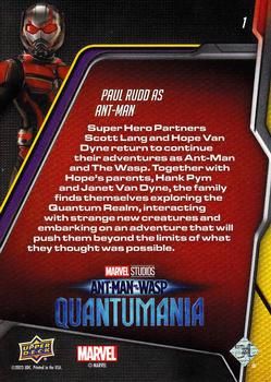 2023 Upper Deck Marvel Ant-Man and the Wasp: Quantumania Weekly #1 Paul Rudd Back