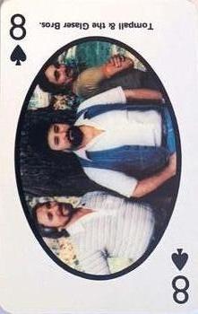 1982 The Best of Country Music Playing Cards #8♠ Tompall & the Glaser Brothers Front
