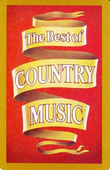 1978 The Best of Country Music Playing Cards #7♣ Hank Williams Jr. Back