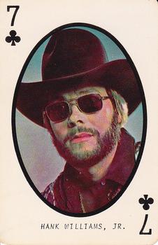 1978 The Best of Country Music Playing Cards #7♣ Hank Williams Jr. Front