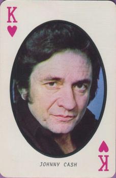 1978 The Best of Country Music Playing Cards #K♥ Johnny Cash Front