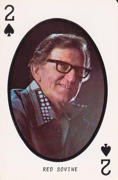 1978 The Best of Country Music Playing Cards #2♠ Red Sovine Front