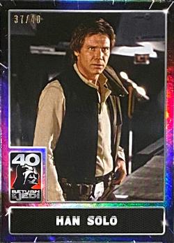 2023 Star Wars: Return of the Jedi 40th Anniversary - Blue Foil #6 Han Solo Front