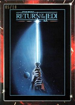 2023 Star Wars: Return of the Jedi 40th Anniversary - Red Foil #20 Movie Poster / Checklist Front