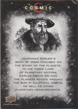 2023 Upper Deck Cosmic #5 Johannes Kepler Back