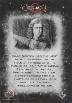 2023 Upper Deck Cosmic #6 Isaac Newton Back