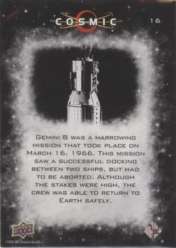 2023 Upper Deck Cosmic #16 First Orbital Docking - Gemini 8 Back