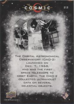 2023 Upper Deck Cosmic #22 First Orbital Ultraviolet Observatory - OAO-2 Back