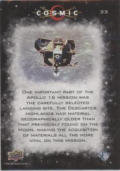 2023 Upper Deck Cosmic #33 Apollo 16 Back