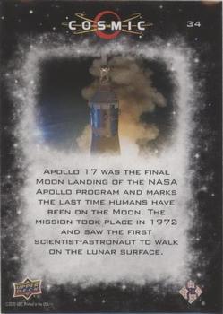 2023 Upper Deck Cosmic #34 Apollo 17 Back