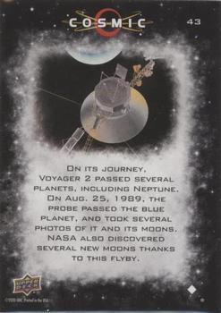 2023 Upper Deck Cosmic #43 First Neptune Fly By - Voyager 2 Back