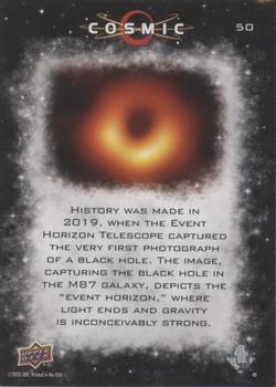 2023 Upper Deck Cosmic #50 Black Hole Discovery Back