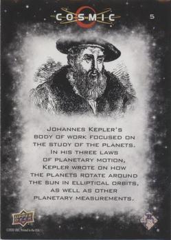 2023 Upper Deck Cosmic - Red Shift #5 Johannes Kepler Back