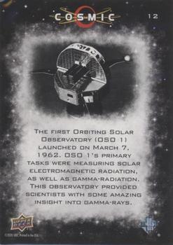 2023 Upper Deck Cosmic - Red Shift #12 First Orbital Solar Observatory - OSO-1 Back