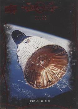 2023 Upper Deck Cosmic - Red Shift #15 First Orbital Rendezvous - Gemini 6 Front