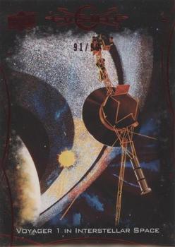 2023 Upper Deck Cosmic - Red Shift #49 Voyager 1 in Interstellar Space Front