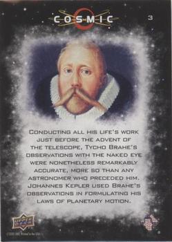 2023 Upper Deck Cosmic - Blue Shift #3 Tycho Brahe Back