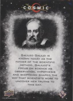 2023 Upper Deck Cosmic - Blue Shift #4 Galileo Galilei Back