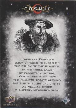 2023 Upper Deck Cosmic - Blue Shift #5 Johannes Kepler Back