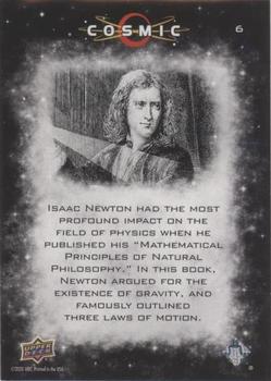 2023 Upper Deck Cosmic - Blue Shift #6 Isaac Newton Back
