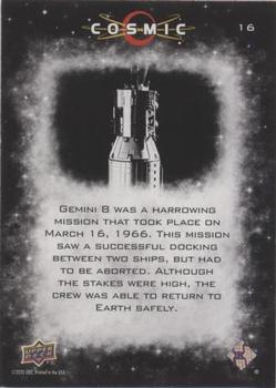 2023 Upper Deck Cosmic - Blue Shift #16 First Orbital Docking - Gemini 8 Back